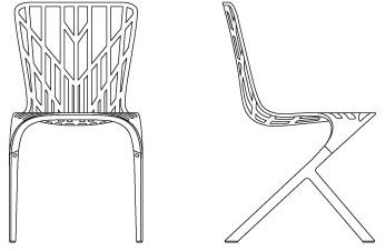 KNOLL Консольный стул из алюминия Washington sun-id-1440545 - Вид №10