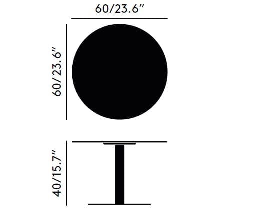 Журнальный столик из стали и стекла In Stock Том Диксон ARCH-00102045 - Вид №2