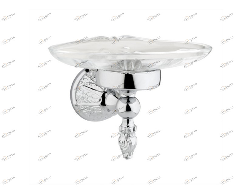 230078.B000.50 Подставка для мыльницы с кристаллом Яркий хром Mestre Versailles