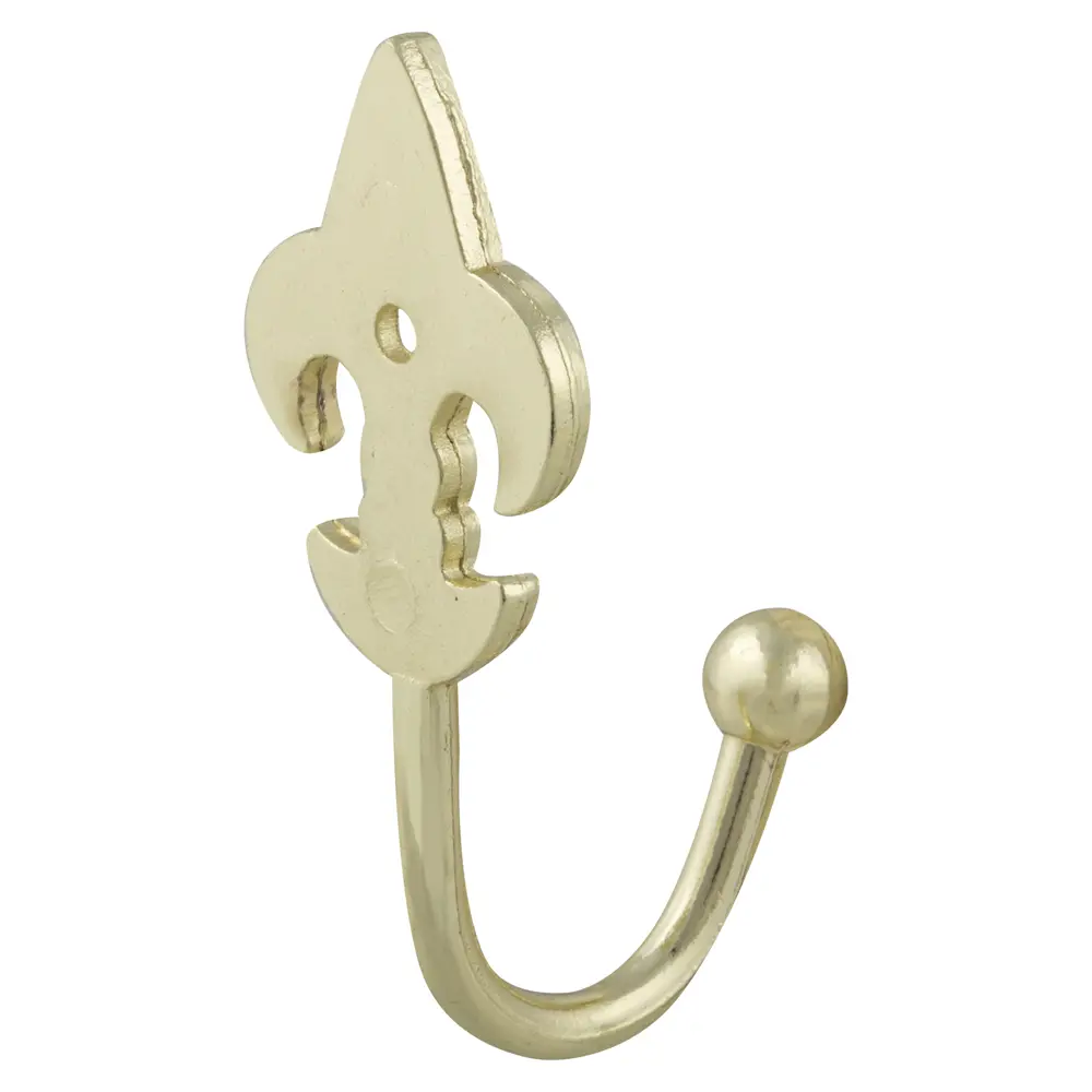 Крючок Curtain Hook металл цвет латунь 2 шт LAMPLANDIA STLM-2037435 - Вид №1