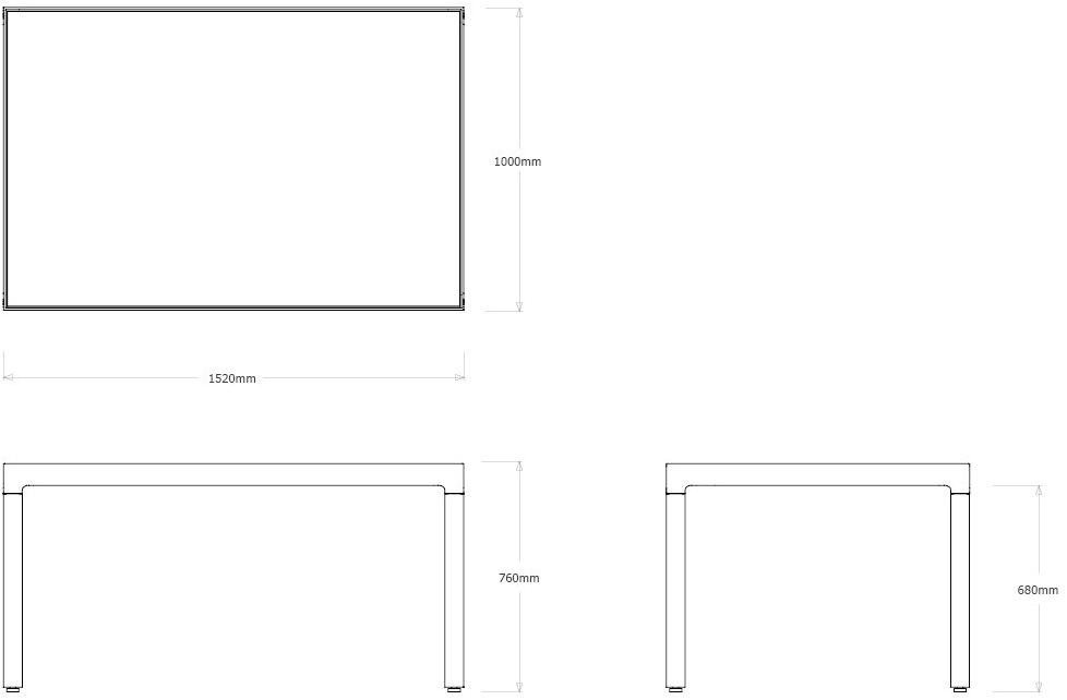 TRIBÙ Прямоугольный обеденный стол из тика Illum sun-id-1496576 - Вид №7