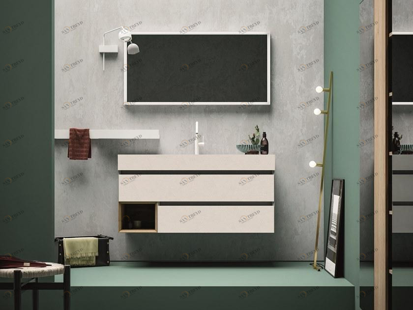 Birex Тумба под умывальник из меламина с ящиками 45 sun-id-1508303