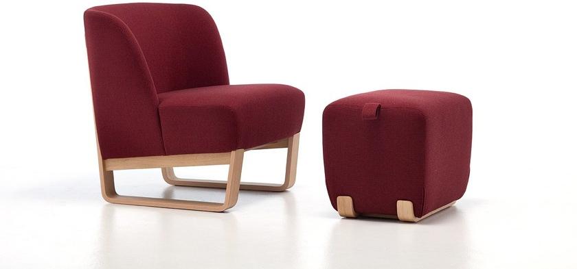 Very Wood Кожаное кресло-санки Skid sun-id-1366635 - Вид №3