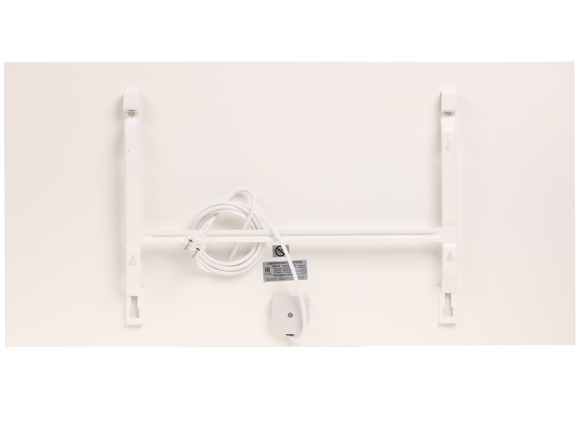 1042247 Инфракрасный обогреватель Теплофон ЭРГН-0.6 Glassar STDN-0125100 - Вид №4