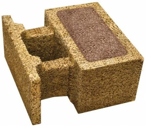 Legnobloc Блок арболит с экологическими изоляционными вставками Blocchi