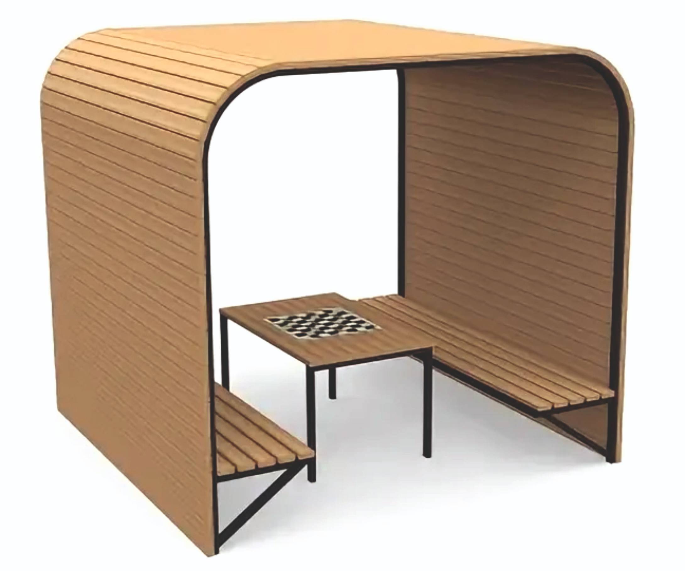 14394 СИНТИ Lego 01, беседка парковая LAB.Space  - Вид №1