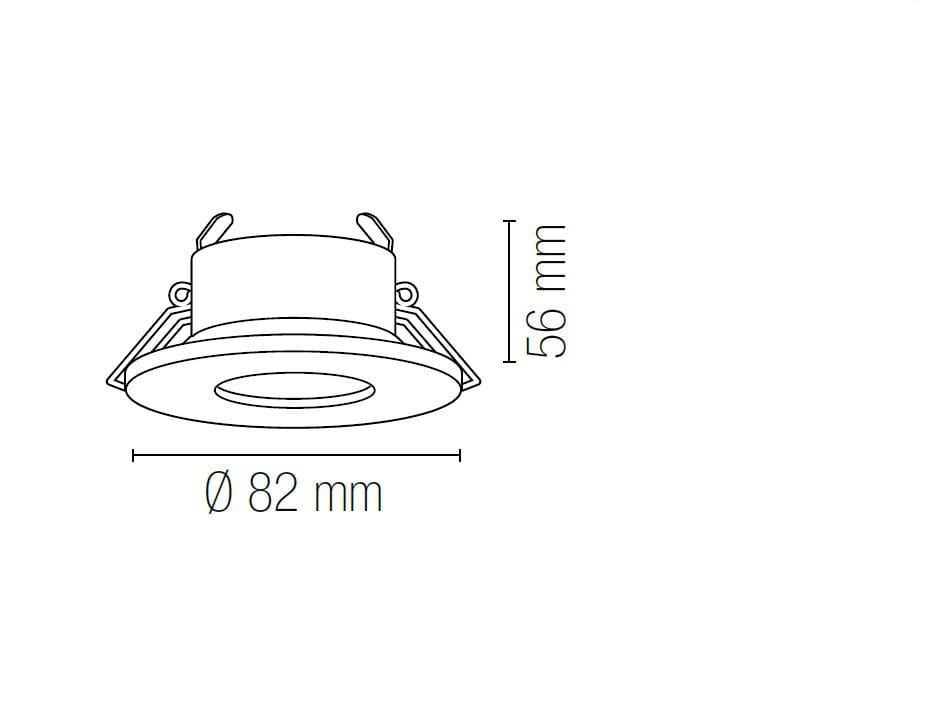 Круглый металлический утопленный прожектор Fan Europe Lighting INTEC ARCH-00123088 - Вид №1
