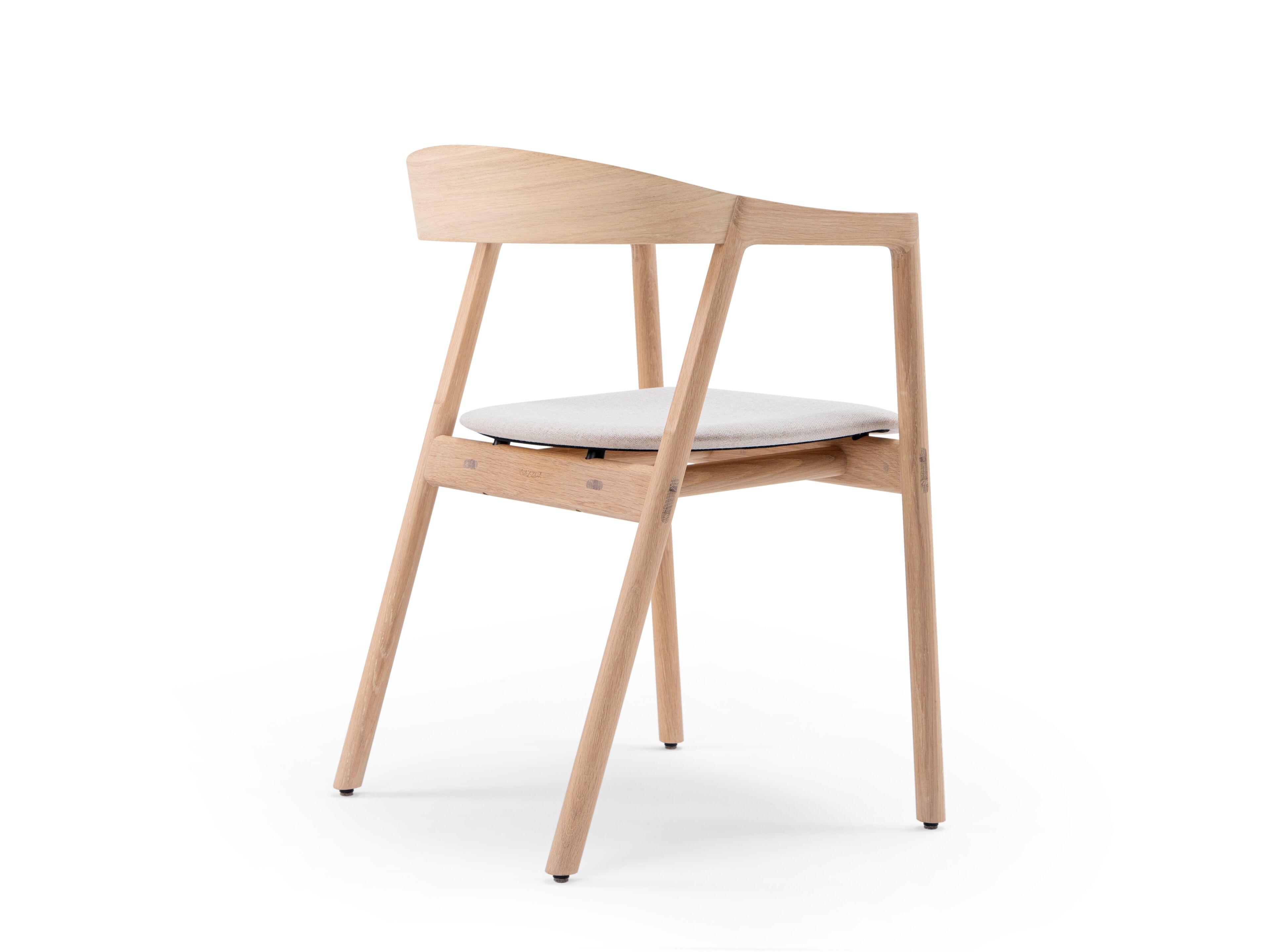 Мягкий стул с открытой спинкой Gazzda MUNA ARCH-00077192 - Вид №1