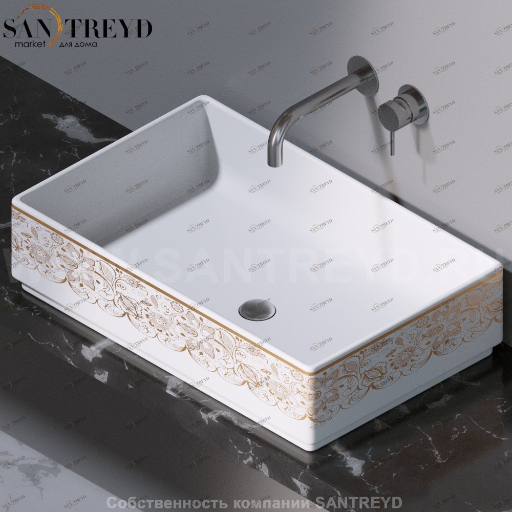 L620463G Накладная раковина на столешницу  прямоугольная A. e T. Italia Fly AeT ITALIA