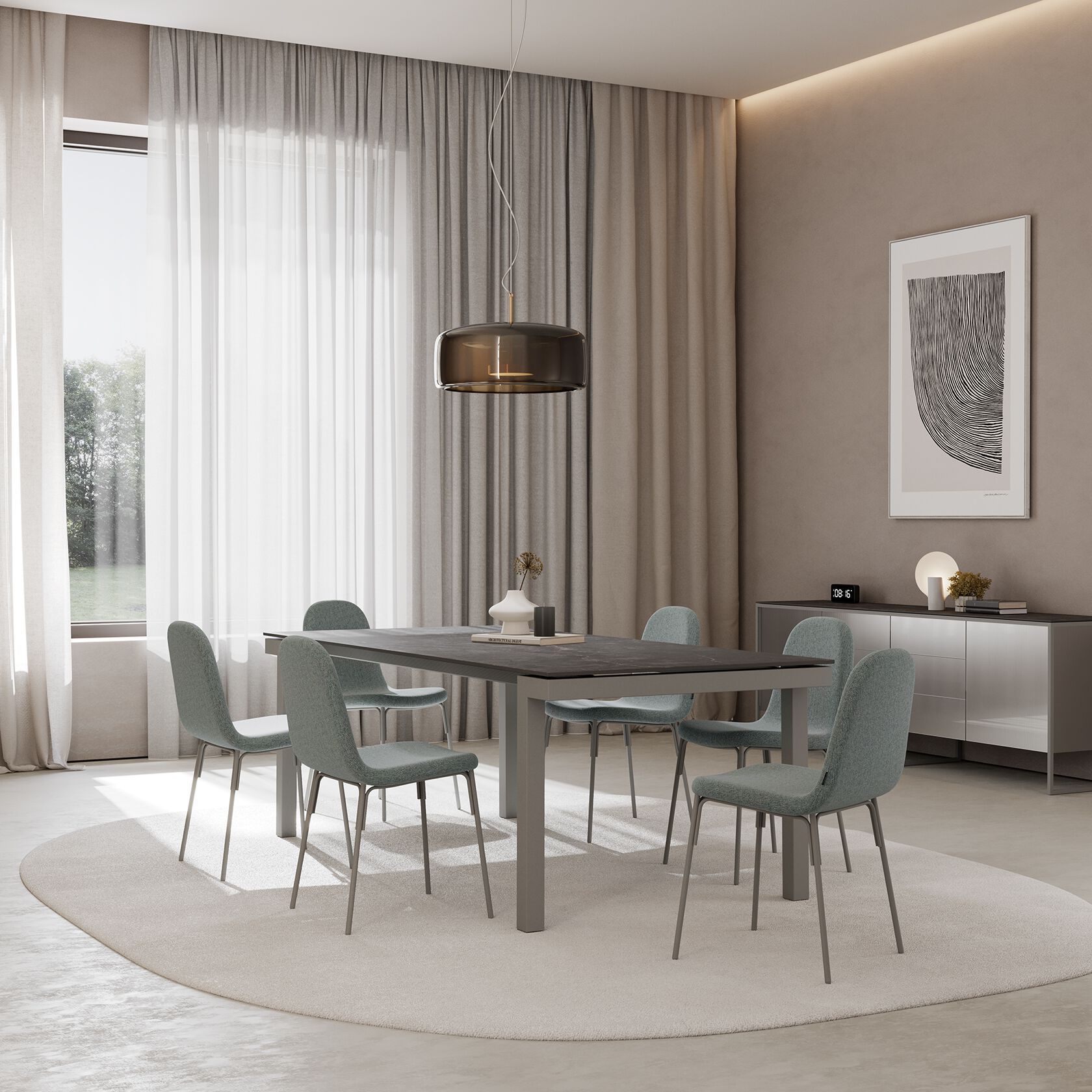 Мягкий штабелируемый стул MOBLIBERICA Galet ARCH-00042504 - Вид №4