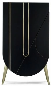 Greenapple Буфет из лакированного дерева со встроенной подсветкой Perfect raw G702229