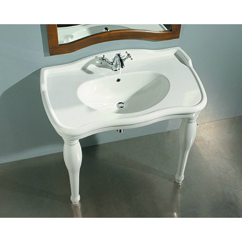 42649 Подвесная раковина настенная овальная   белая Santreyd  - Вид №10