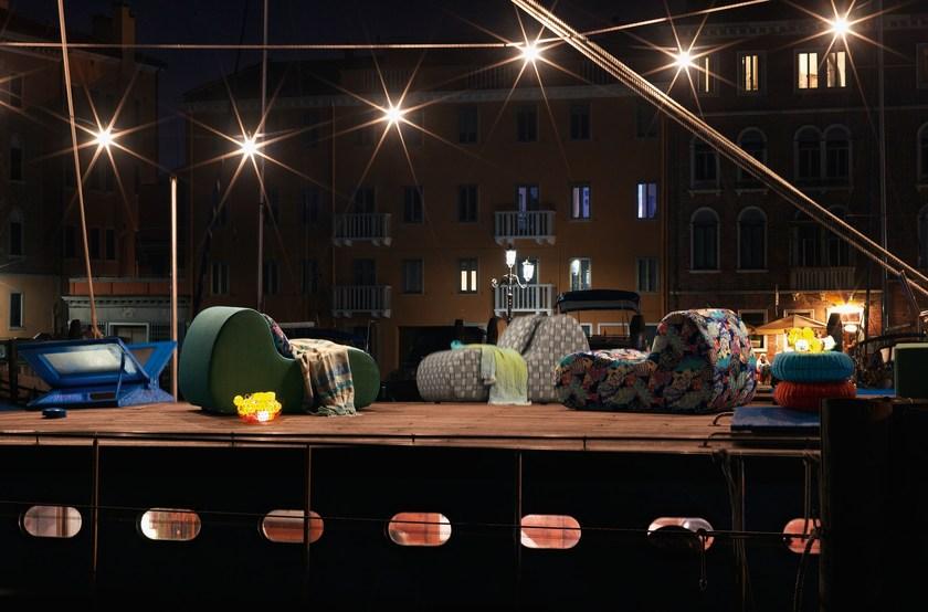 MissoniHome Садовое кресло из ткани со съемным чехлом Virgola sun-id-1378248 - Вид №2