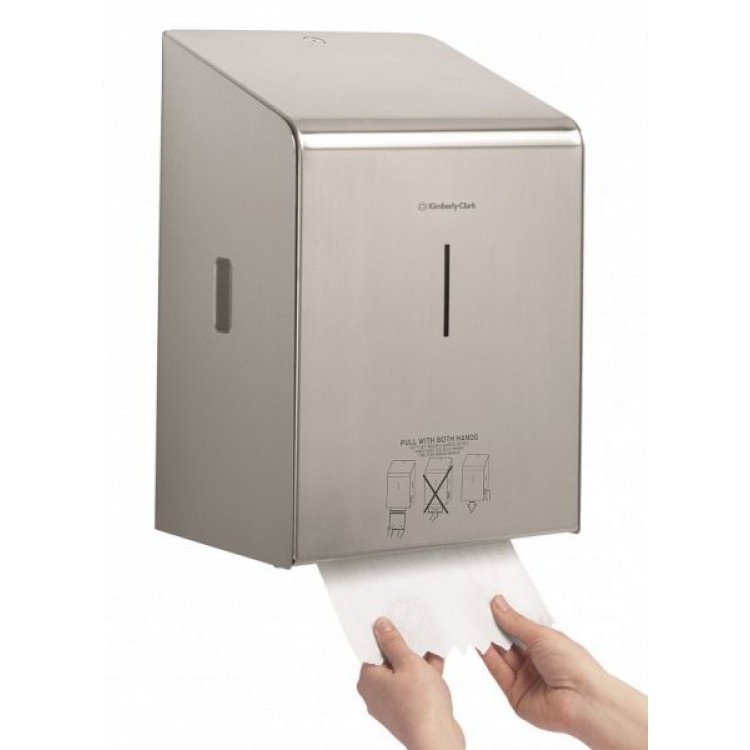 8976 Kimberly Clark Диспенсер для рулонных бумажных полотенец из нержавеющей стали Kimberly Clark Professional 8976 матовый  - Вид №1
