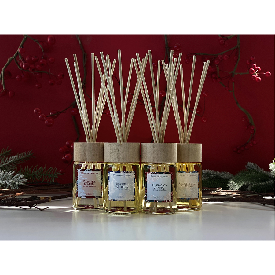 MK100MCTO Диффузор ароматический gifting, Корица и яблоко, 100 мл Ambientair  - Вид №1