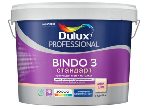 90895911 Краска для стен и потолков Bindo 3 цвет Nougat Walls 9 л STLM-0418938 DULUX