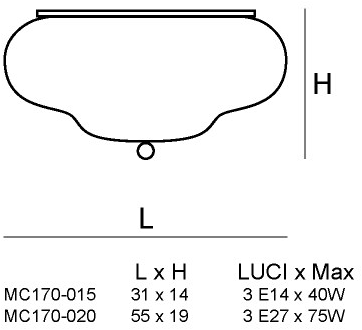 Siru Потолочный светильник из муранского стекла sun-id-1344749 - Вид №1