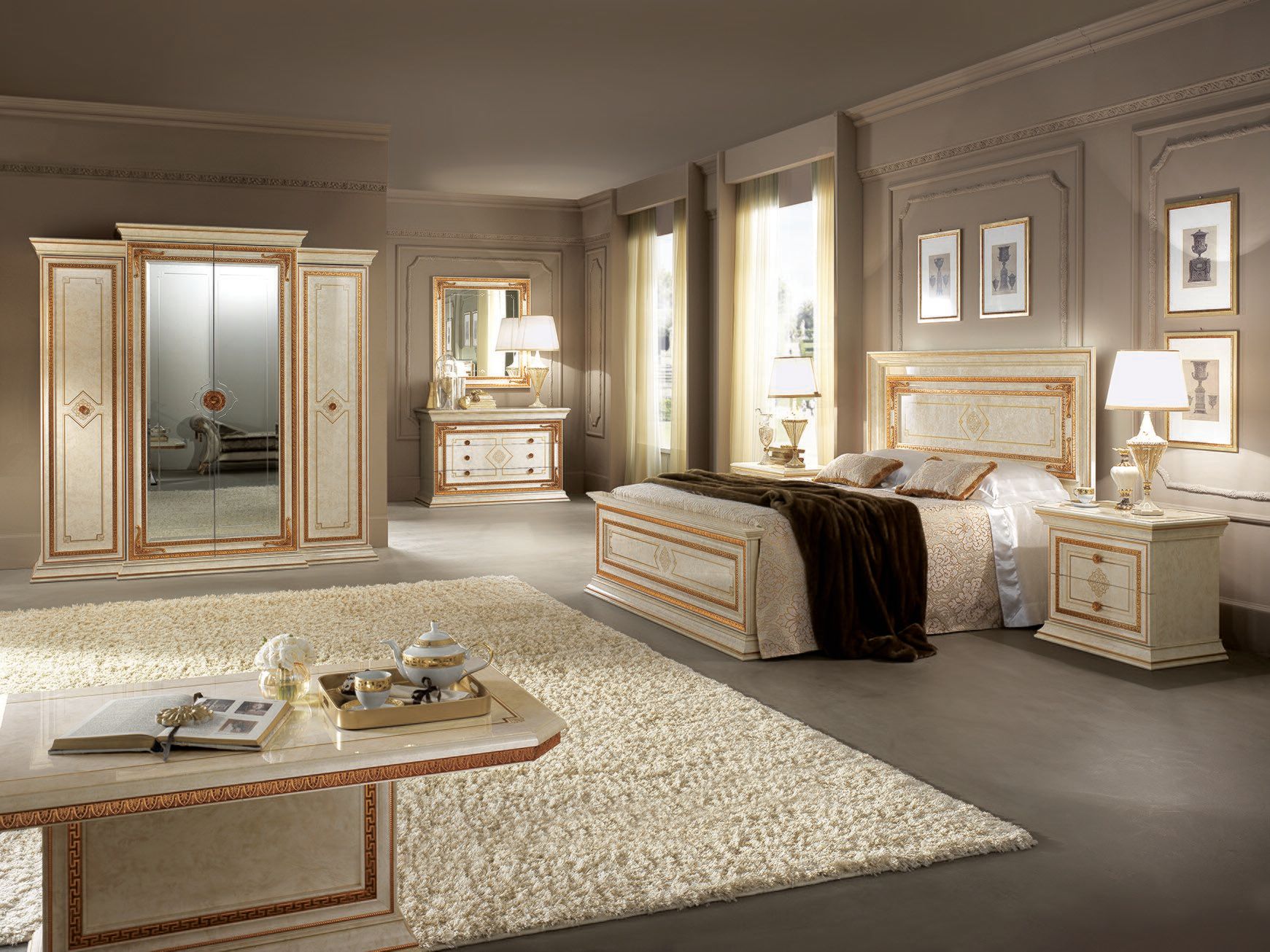 Прямоугольная тумбочка с ящиками Arredoclassic Леонардо ARCH-00088515 - Вид №2