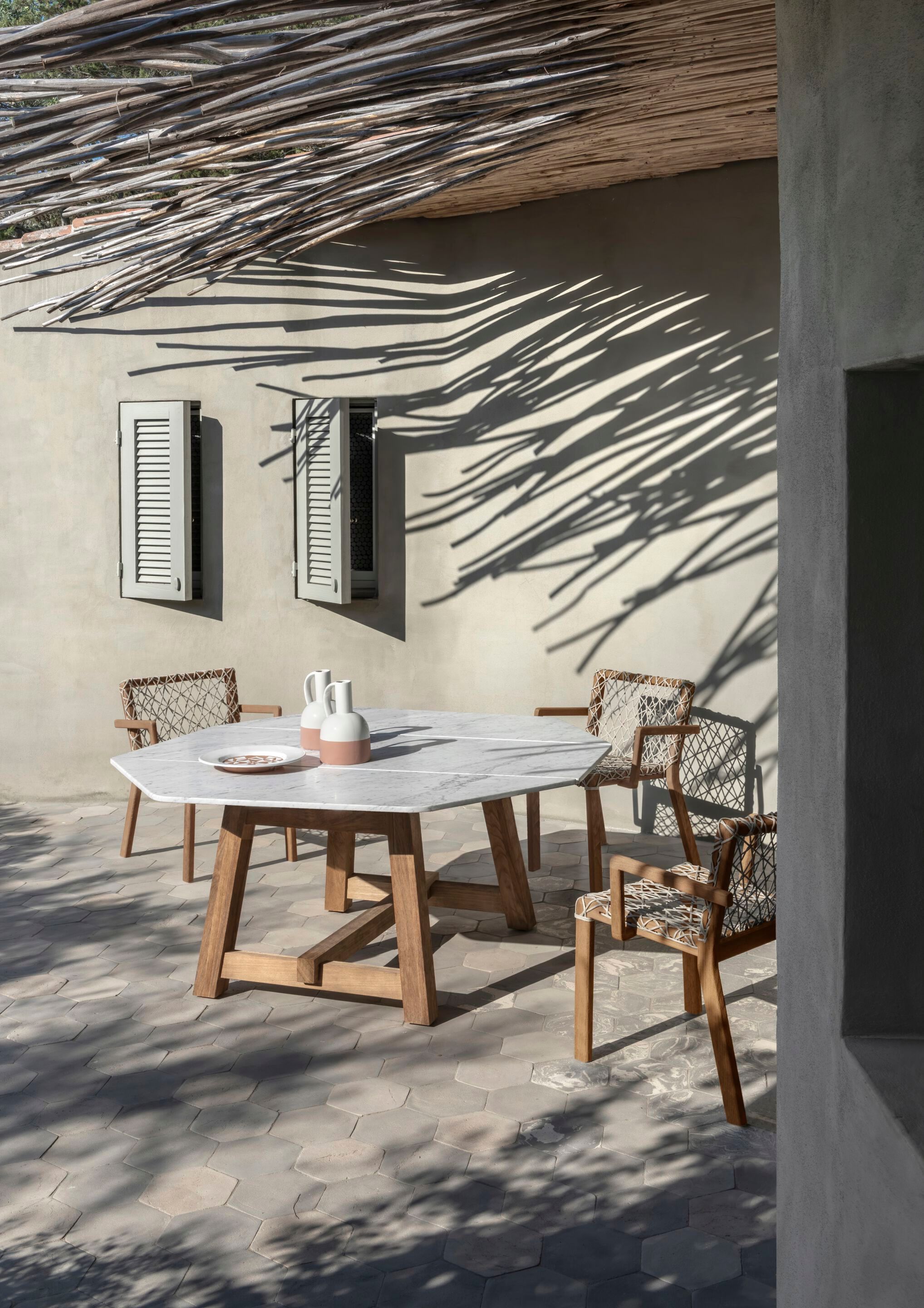 Веревочный стул с подлокотниками Ethimo Rafael ARCH-00027962 - Вид №3