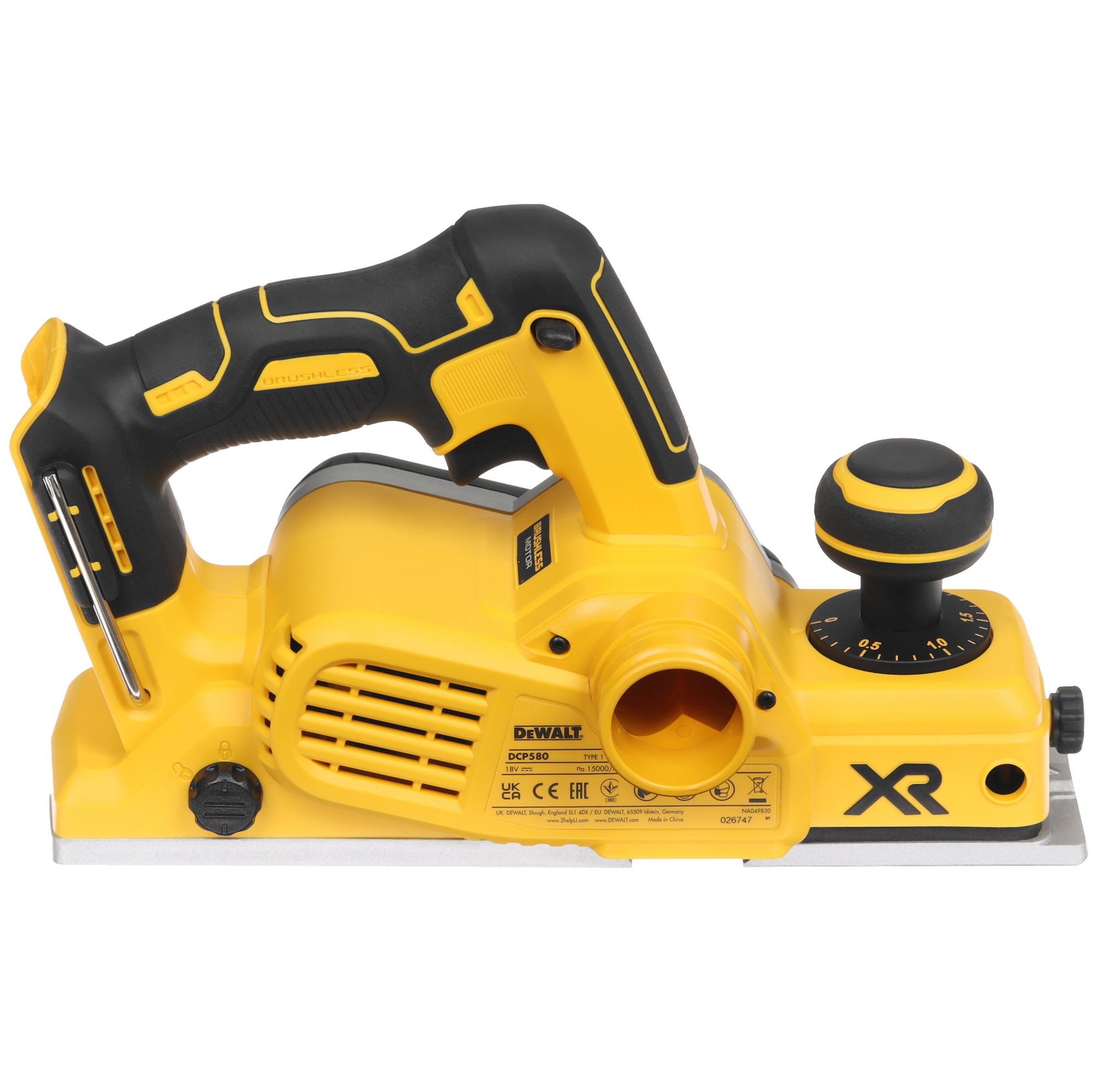 Электрорубанок DeWalt DCP580N XR FLEXVOLТ 18/54V  , Без ЗУ 5443658 STDN-0128757 - Вид №3