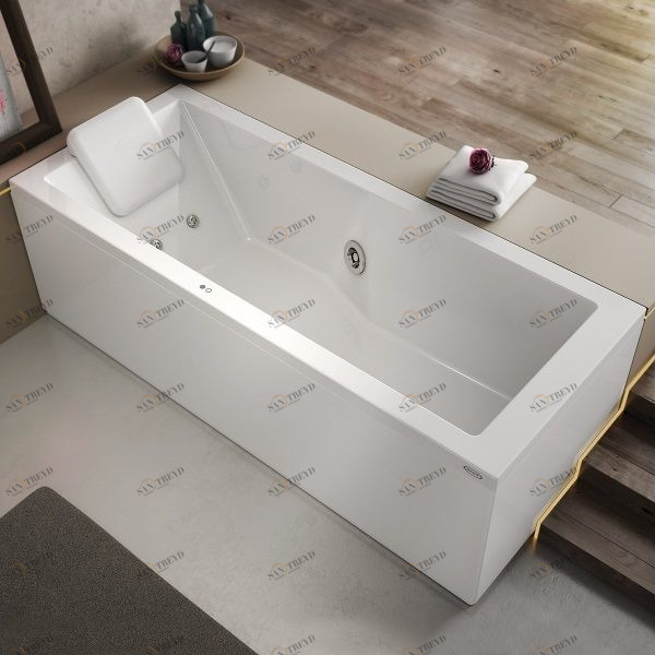 Ванна с гидромассажем "BASE" Energy 170 угловая 9443-772A Sx Jacuzzi 9443772ASX
