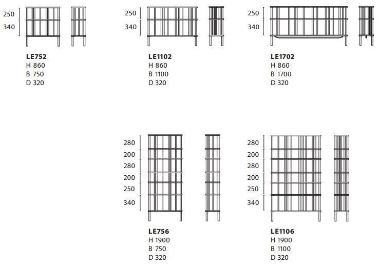 Karl Andersson Книжный шкаф двусторонний открытый sun-id-1466343 - Вид №8