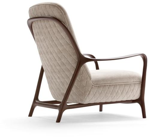 OPERA CONTEMPORARY Кресло из ткани с подлокотниками  49035  - Вид №1