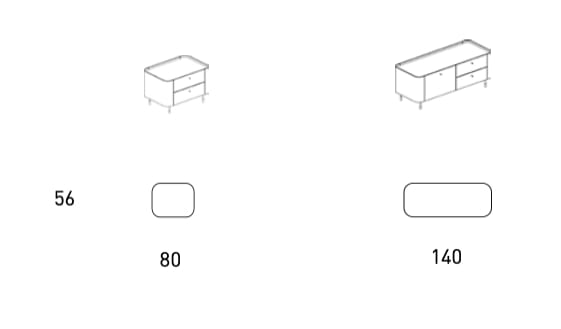Деревянный шкаф с ящиками RENZ SPARK ARCH-00063891 - Вид №7