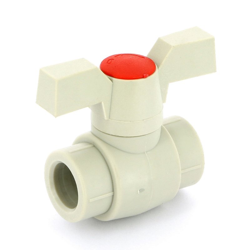 Кран 20 полипропилен шаровой бабочка FV-PLAST 301020 - Вид №1