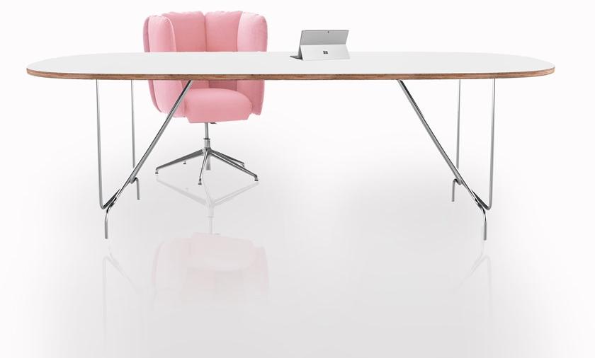 Manerba Стол / стол для переговоров из дерева Litta sun-id-1372123 - Вид №7