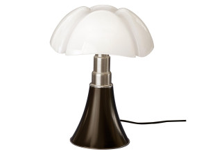 Настольная лампа из нержавеющей стали с метакрилатным абажуром