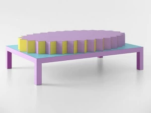 De Rosso Низкий прямоугольный журнальный столик из ламината hpl Limited edition