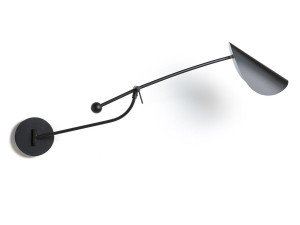 Регулируемая металлическая настенная лампа