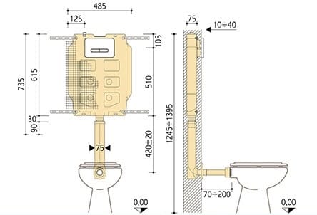 Утопленный сливной ящик PUCCIPLAST ARCH-00094060 - Вид №3