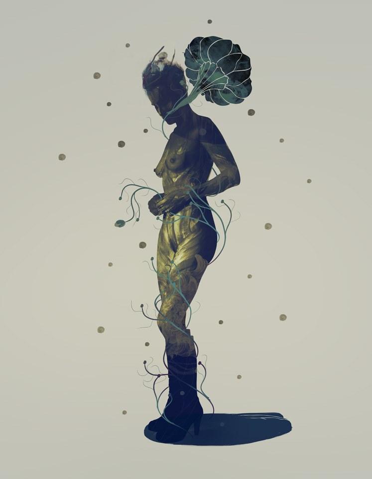 MOMENTI Авторский художественный принт Crazy home paintings Dh-009 - Вид №1