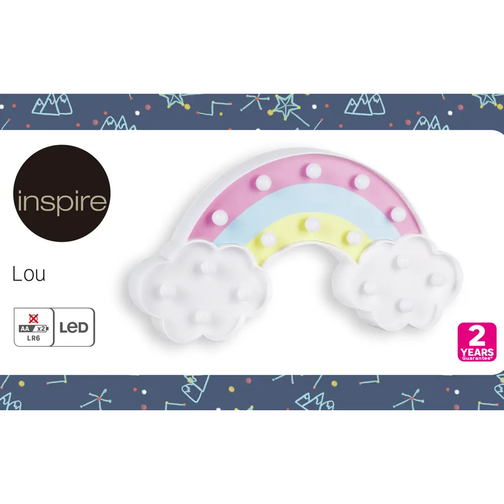 INSPIRE Lou Радужный ночник для детской комнаты 82544213 STLM-0029476 - Вид №4