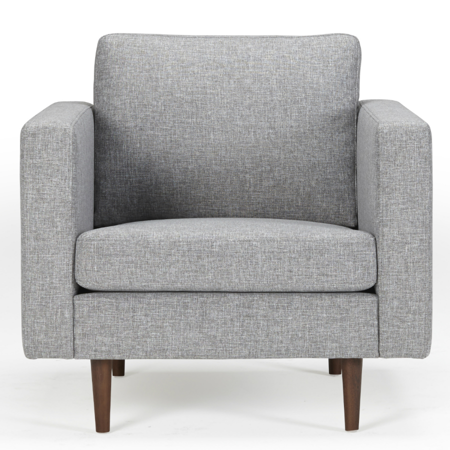 Кресло Otto, дуб/орех, серое Kragelund 37401248249 - Вид №2