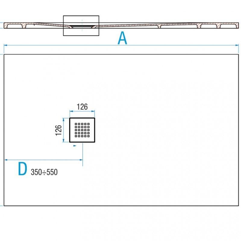 Samo Поддон для душа с противоскользящим покрытием Eccelsa sun-id-1422036 - Вид №2