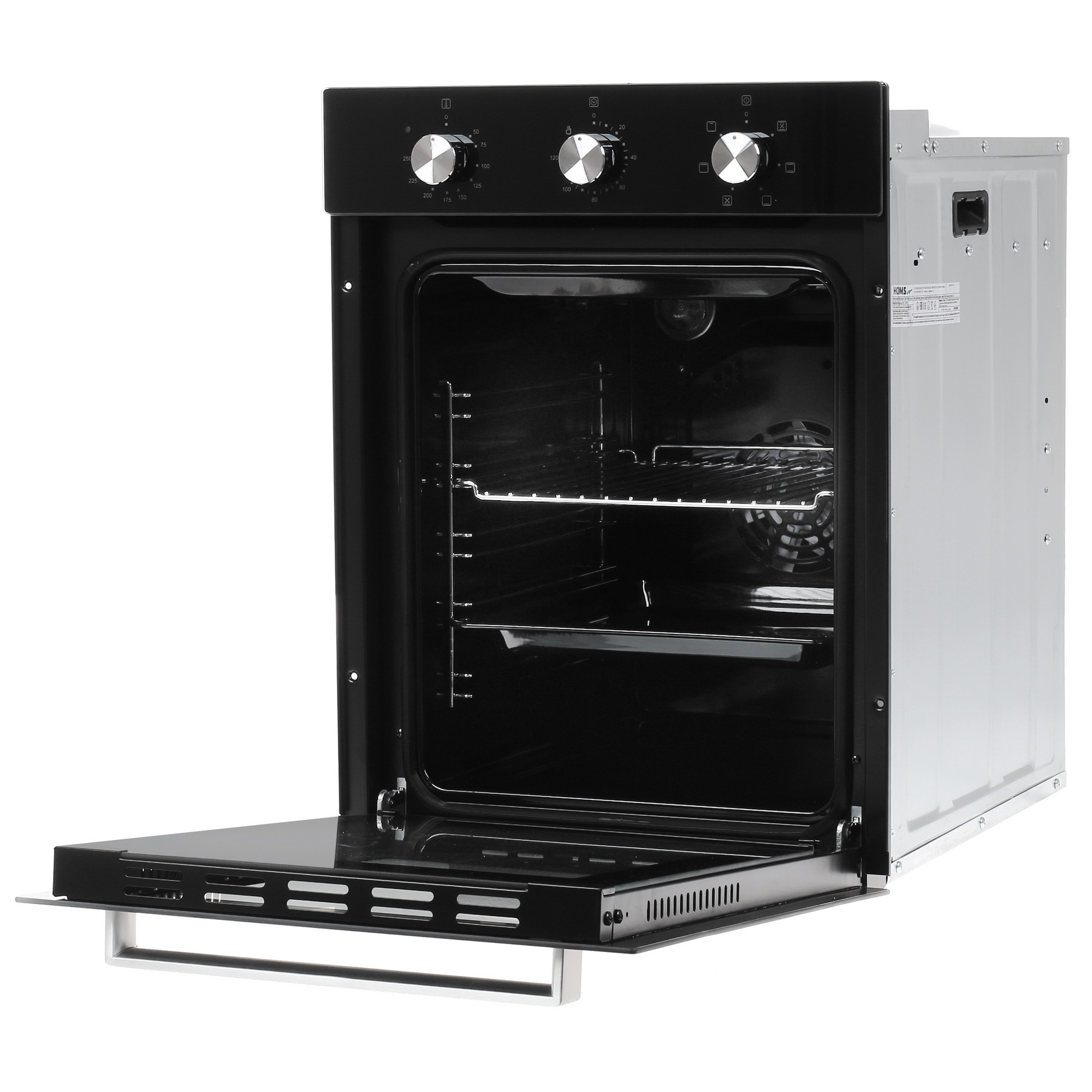 8160925 Электрический духовой шкаф HOMSair OEF451BK черный STDN-0102621 - Вид №4