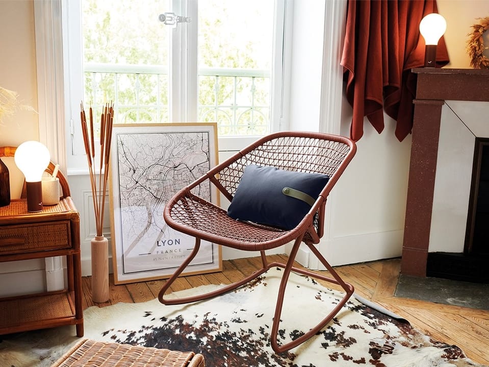 Алюминиевое кресло-качалка Fermob Шестидесятые ARCH-00069600 - Вид №1