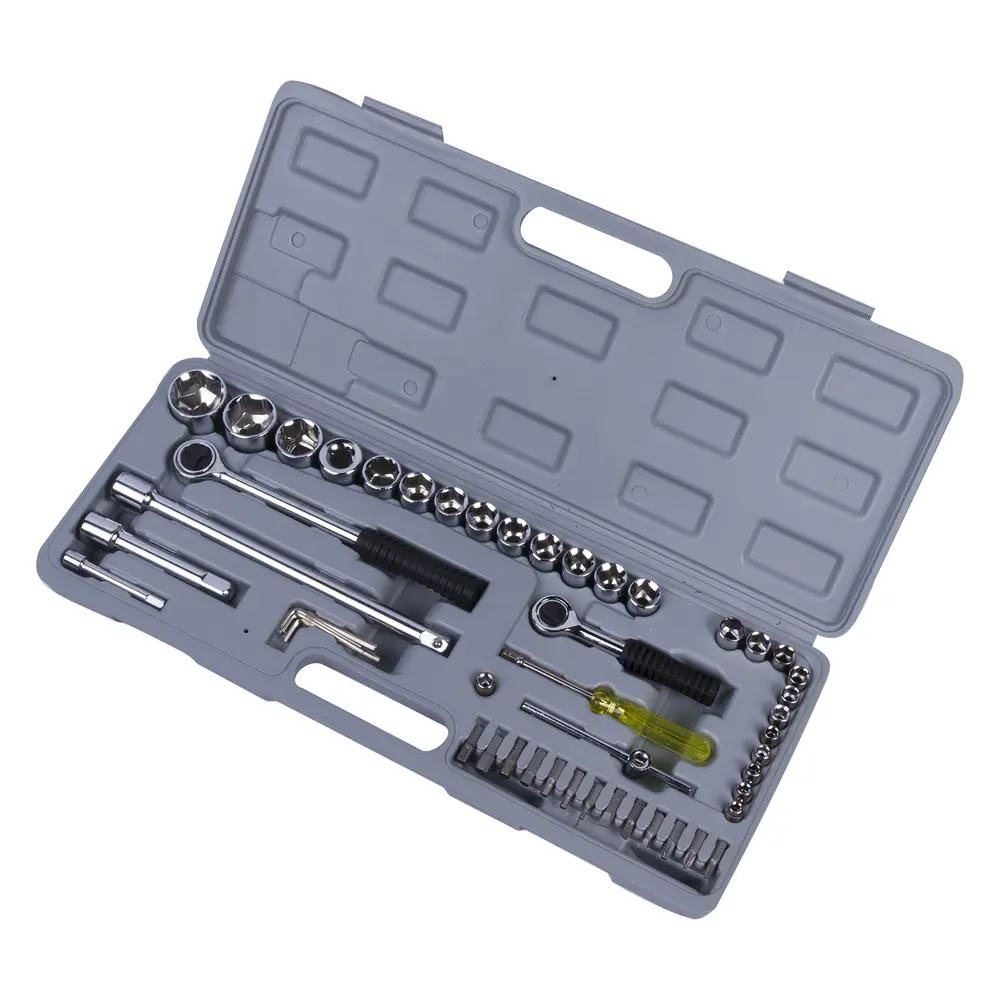 Набор инструмента Top Tools сменные головки и насадки 1/2 и 1/4 дюйма, 52 шт STLM-2101644