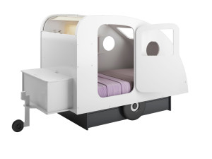 Односпальная кровать из МДФ