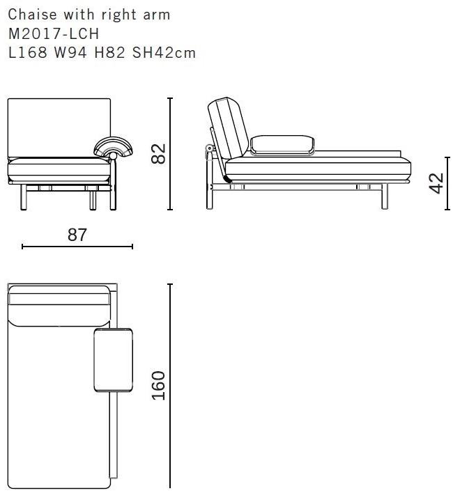 District Eight Модульный диван в дубе Stilt M2016  - Вид №24