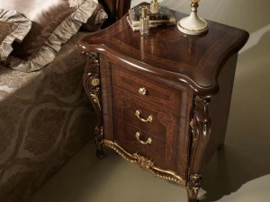 Arredoclassic Прикроватная тумбочка в классическом стиле с ящиками Donatello