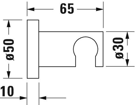 Duravit Подставка для ручного душа sun-id-1486109 - Вид №4