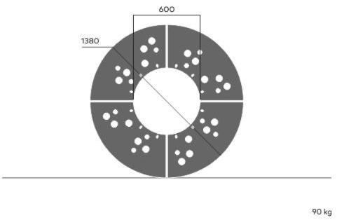 VESTRE Защитная решетка для деревьев из оцинкованной стали Urban sun-id-1473472 - Вид №7