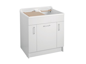 Шкаф для белья с бельевой стойкой