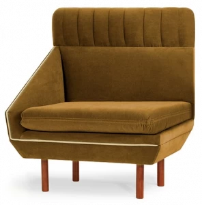 Mambo Unlimited Ideas Модульное кресло из ткани с высокой спинкой Agnes