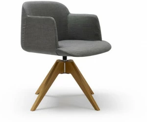 Quinti Sedute Мягкое кресло на жердочке из ткани Deep