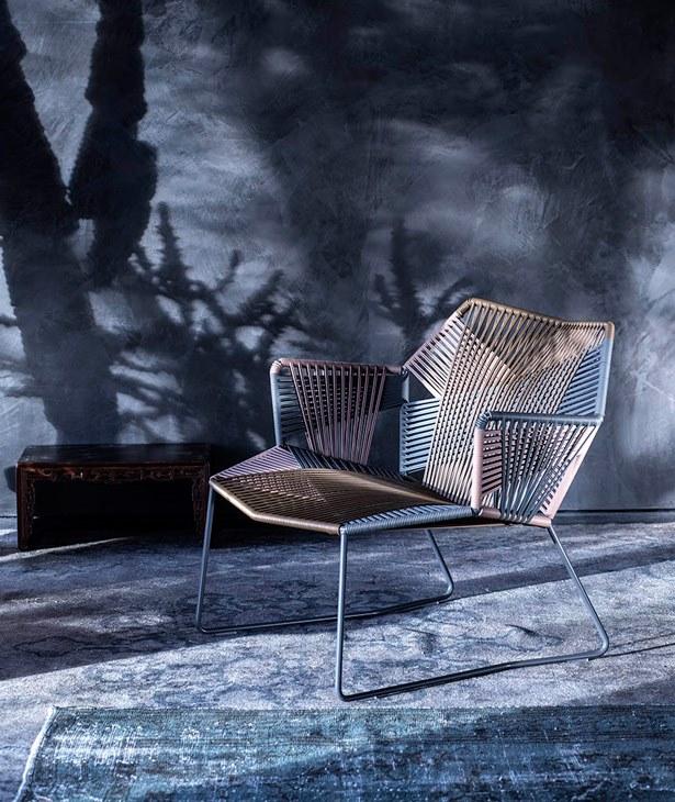 Moroso Кресло с подлокотниками из плетеной технополимерной проволоки Tropicalia sun-id-1376481 - Вид №1